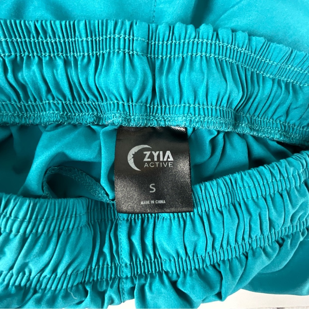 ZYIA Men’s Active Arrival Teal Athletic Shorts Size Small - Picture 4 of 13
